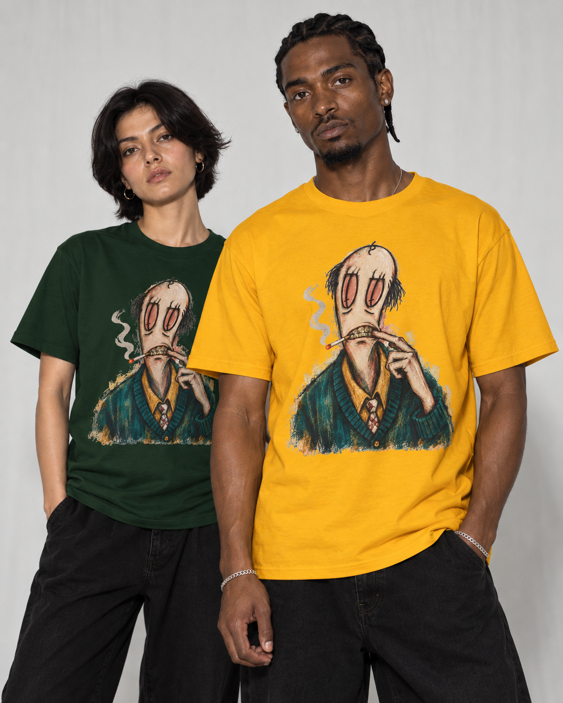 CROOKED UNCLE Graphic T-Shirt