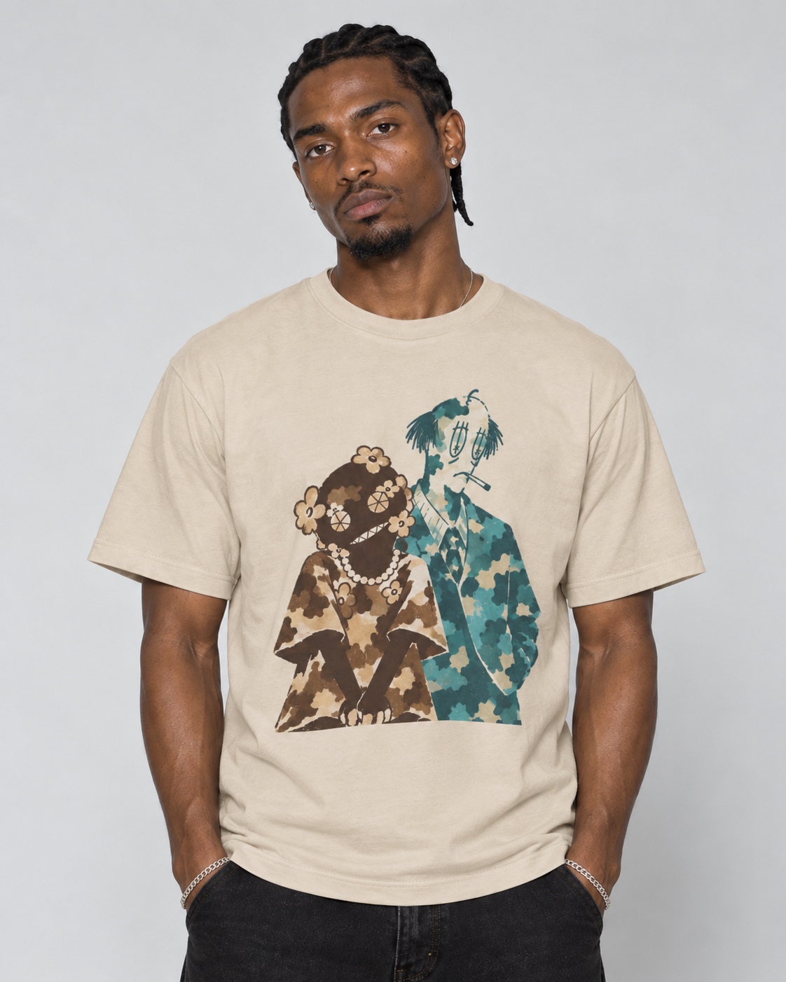 DAiSY x UNCLE Duo Camo T-Shirt