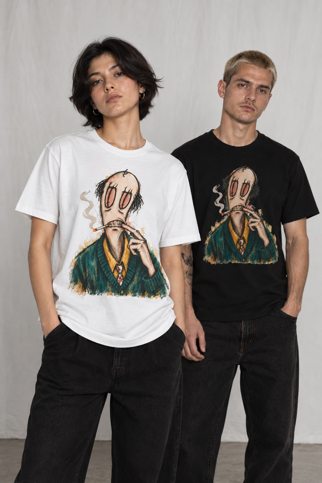 CROOKED UNCLE Graphic T-Shirt